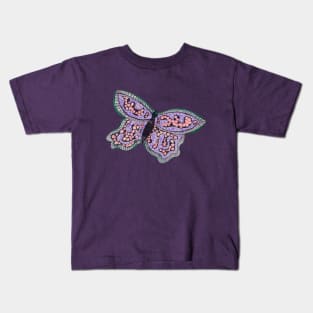 Butterfly Spiral Design Kids T-Shirt